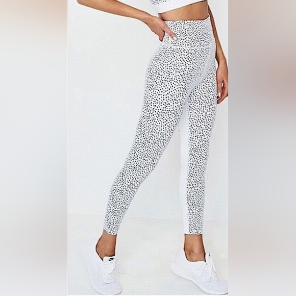 Allfenix White And Black Montana 7/8 Leggings Size S - Picture 13 of 16